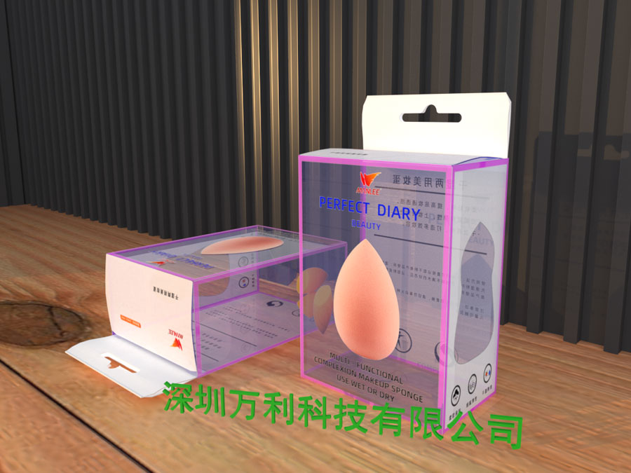 美妆蛋透明包装盒