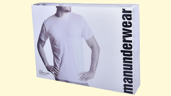 食品包装盒挂在货架上、将商品一件件堆起、将商品平铺在货架上