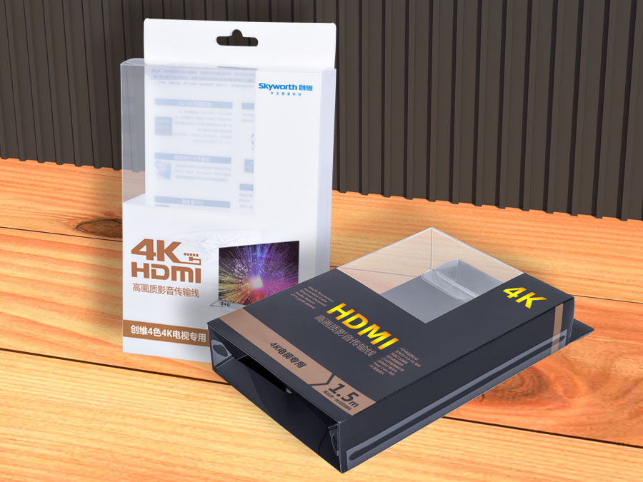 传输线包装盒 数据传输线透明包装盒